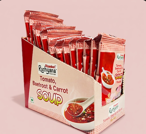Ruchiyana Tomato, Beetroot & Carrot Soup- 15Gms (Pack of 10)